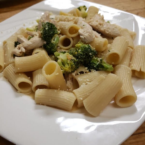 rigatoni con pollo